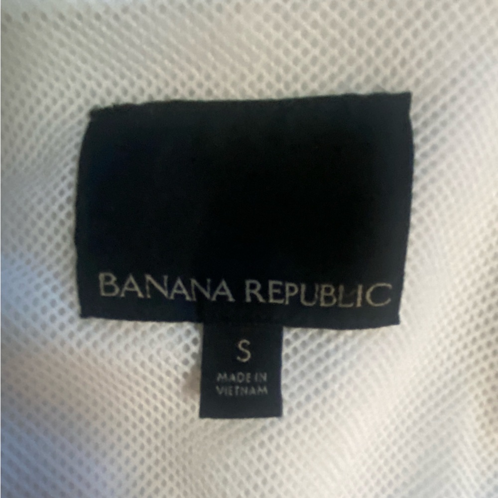 Banana Republic Sz S Women's White Hooded Utility Jacket - Picture 2 of 11